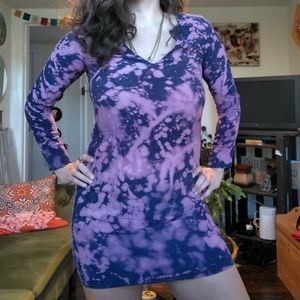 "H&M" Bleach Tie Dye Dress
